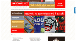 Desktop Screenshot of naszywki.net