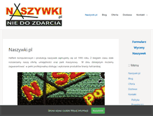 Tablet Screenshot of naszywki.pl